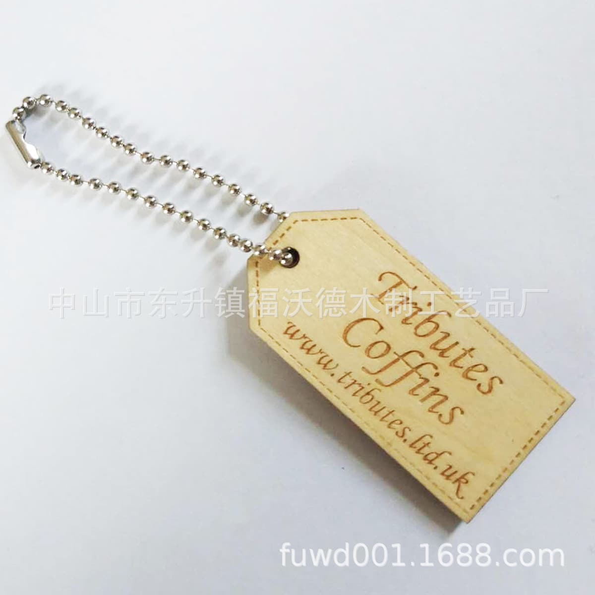 2025 10M Bamboo/Wooden Luggage Tags, Wooden Hanging Cards with Laser Engraving and UV Color Printing Customization