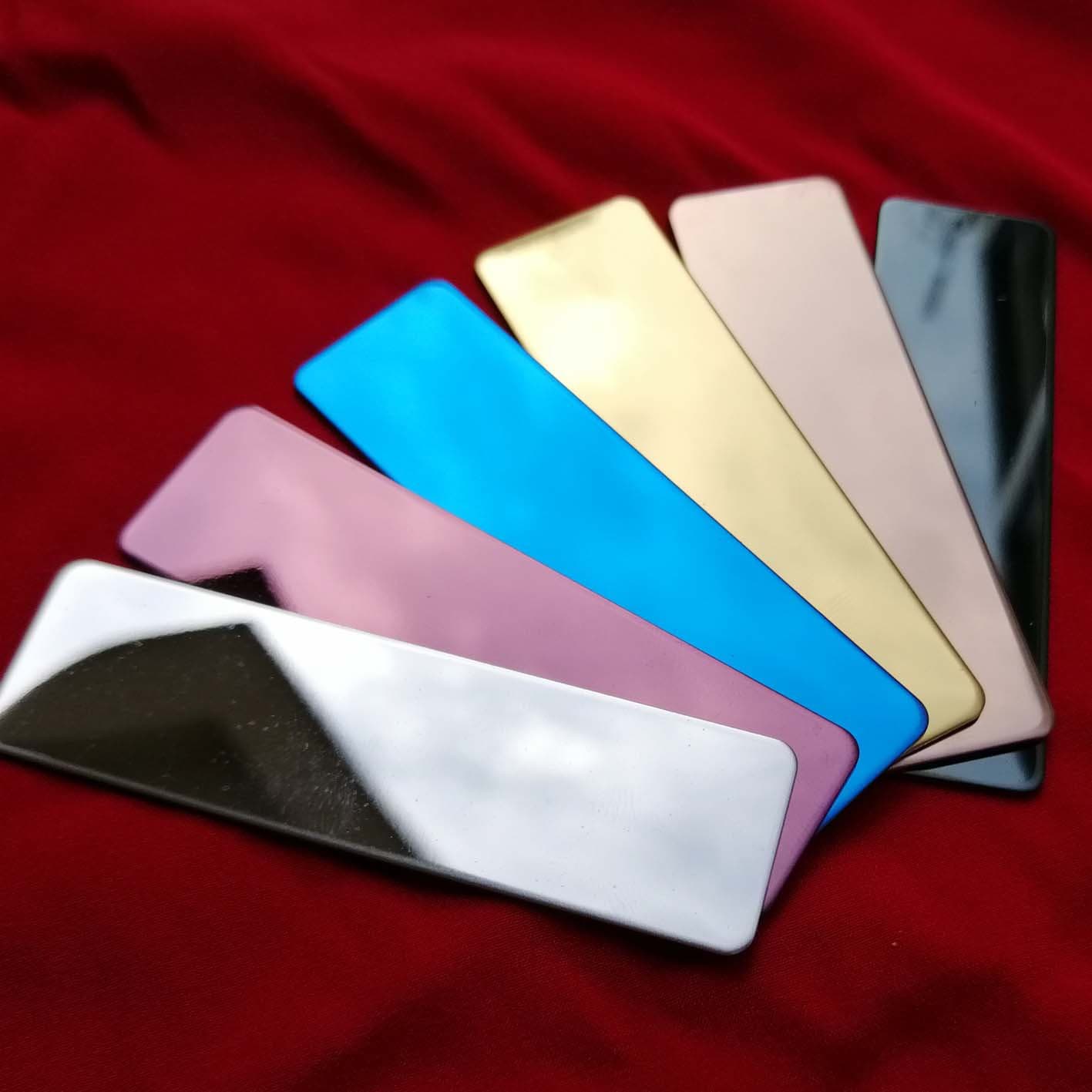 Blank Chest Tag Base Holder 304 Stainless Steel Brushed Mirror Number Tag Accessories Wholesale Work ID Card Material