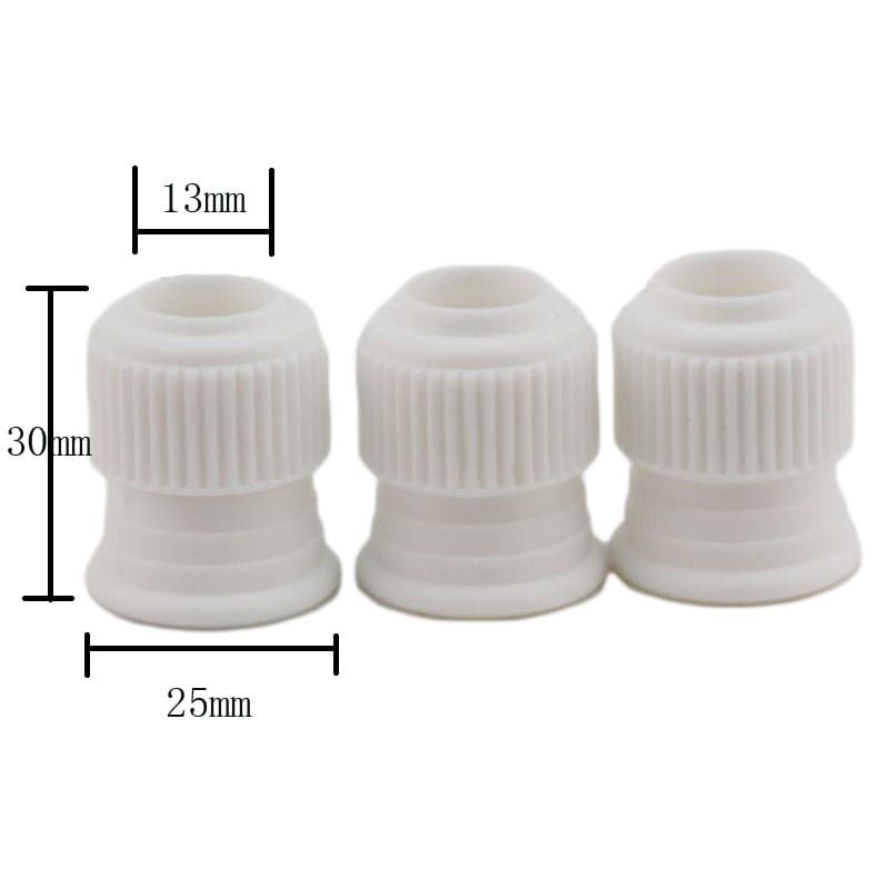 Cake piping tip converter, small plastic converter, piping tool, cake piping nozzle adapter.