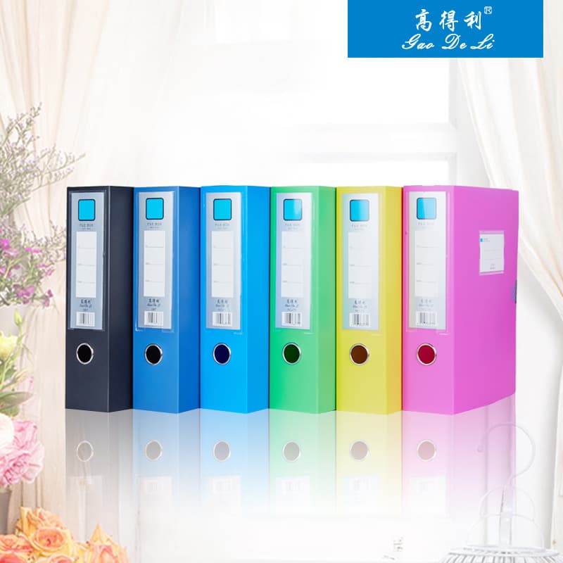Manufacturer Wholesale A4 File Box 1/2/3.5/5.5/7.5/10CM Archive Box Office Storage Box Document Box