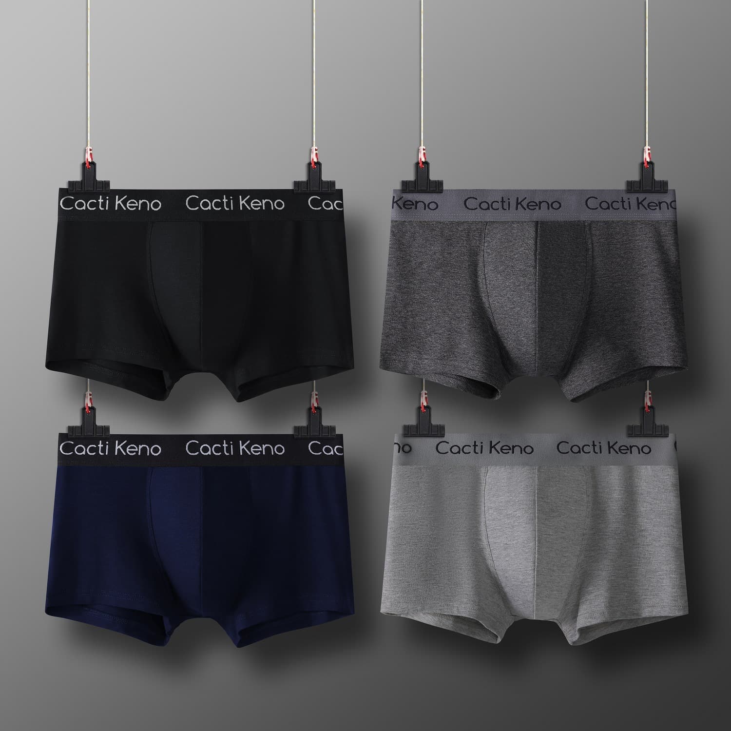 Factory Direct men's underwear cotton mid-waist boxers breathable plus size shorts head boys boxers gift box