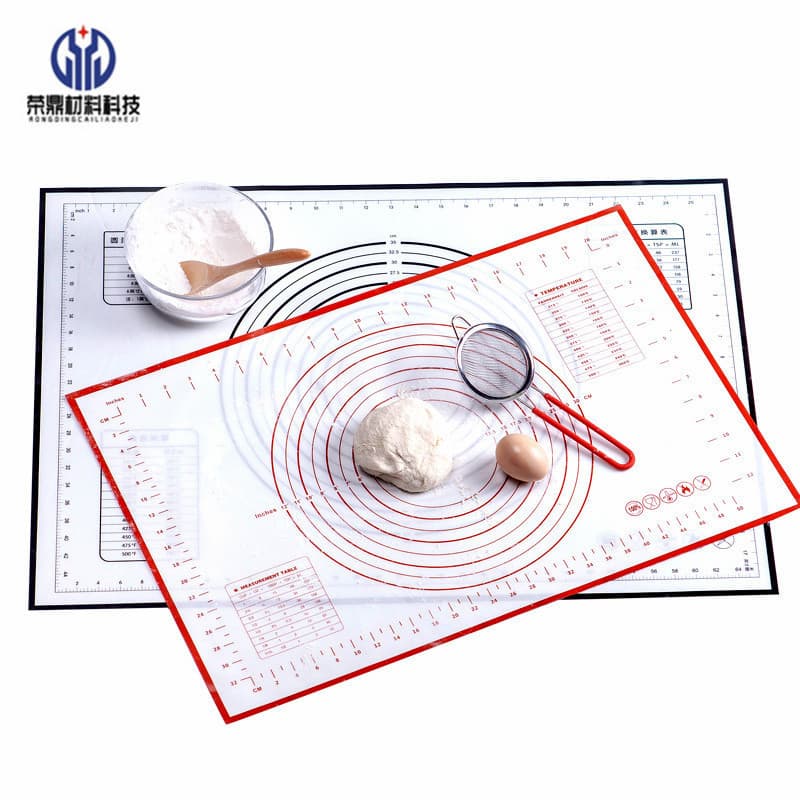 Home Use Kneading Mat Silicone Pad Dough Board Food Grade Dough Board Anti-slip Baking Tool Rolling Pin Board Non-stick