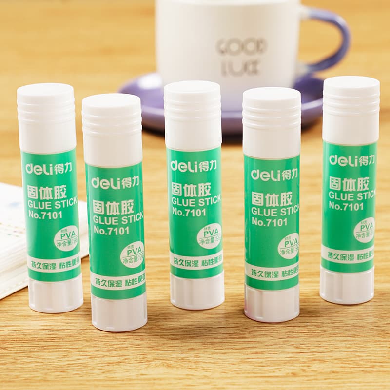 Deli Solid Glue 7101 Small Size 9g, Handcraft Solid Glue, Office Financial Supplies Solid Glue Stick Wholesale