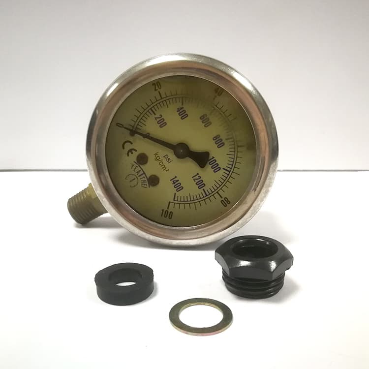 Coconut Tree Oil Pressure Gauge Radial Pressure Gauge Vacuum Negative Pressure Gauge Stainless Steel Shockproof Oil Pressure Gauge Clearance Sale