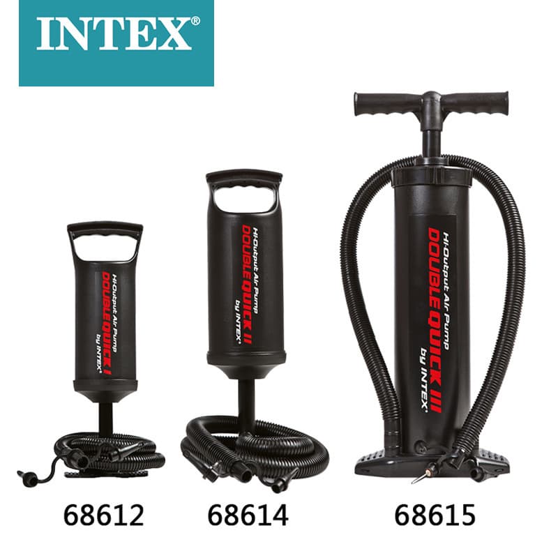 INTEX68612 Air Pump for Balloons, Portable Home Use for Air Mattresses, Inflatable Boats, Pool Hand Pump