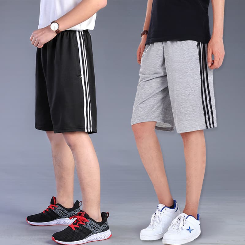 Factory Wholesale Summer Shorts Men's Casual Pants, Plus Size Men's Sports 5-Inch Shorts, Fat Beach Shorts, Drop Shipping