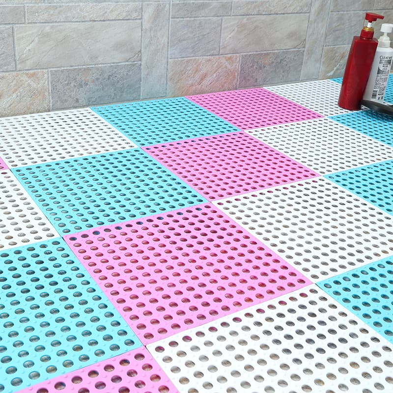 Bathroom anti-slip mat, interlocking floor mat, toilet mat, household bathing, bathroom, kitchen interlocking waterproof mat