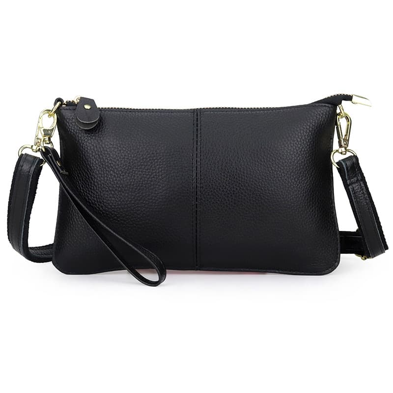 2026 Cross-Border Fashion Women's Bag Made of Full-Grain Leather, Women's Shoulder Crossbody Bag, Manufacturer Wholesale Genuine Leather Clutch Bag for Women