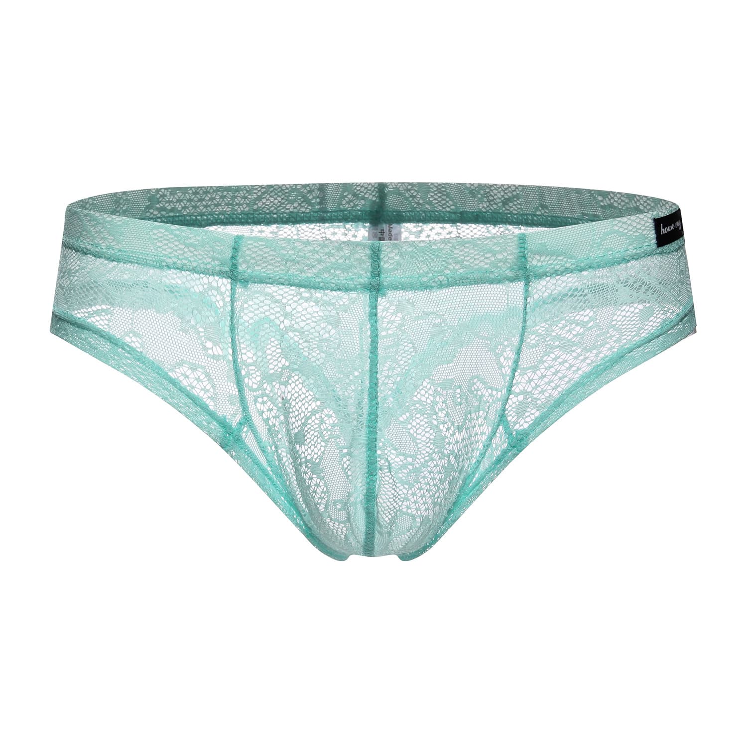 Haoleisi Export Men's Lace Shorts Low Rise Briefs Sexy Transparent Men's Underwear B112