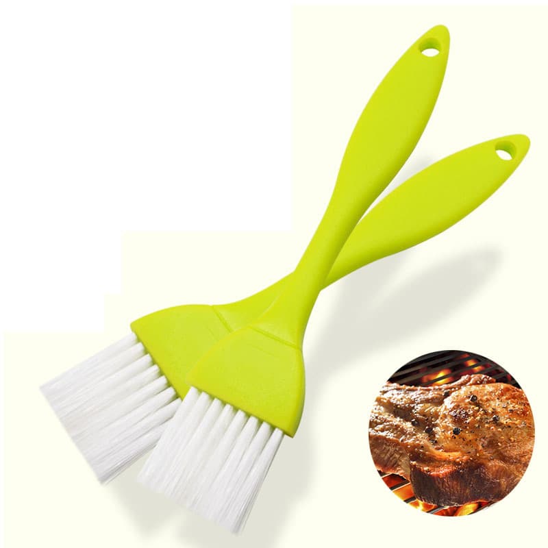 Manufacturer direct supply plastic handle grill brush, non-shedding durable professional seasoning brush, food kitchen cooking tool