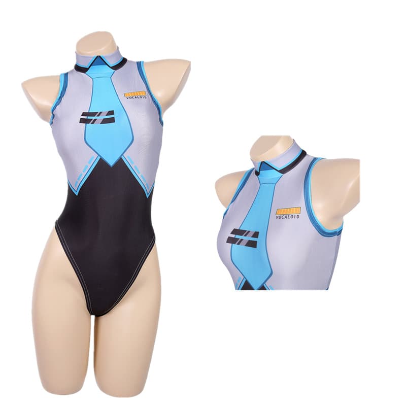 Japanese Anime Hatsune Miku Cosplay Bikini Swimsuit Anime Swimsuit