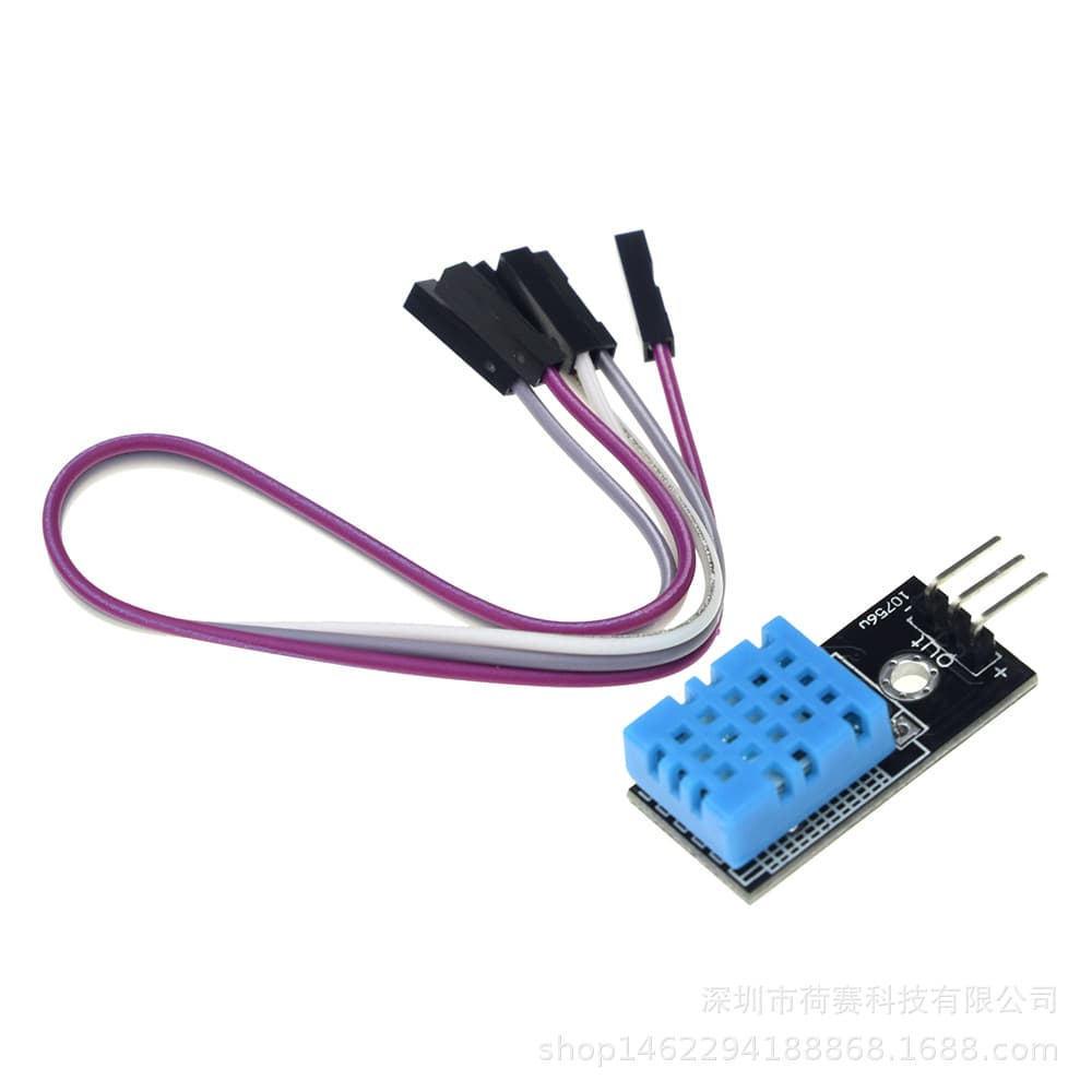 Single-Bus Digital Temperature and Humidity Sensor DHT11 Module, Electronic Brick DHT11