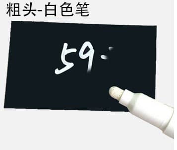 POP Advertising Clip Price Tag Acrylic Erasable Black Supermarket Fruit Handwritten PVC Display Price Sign A6