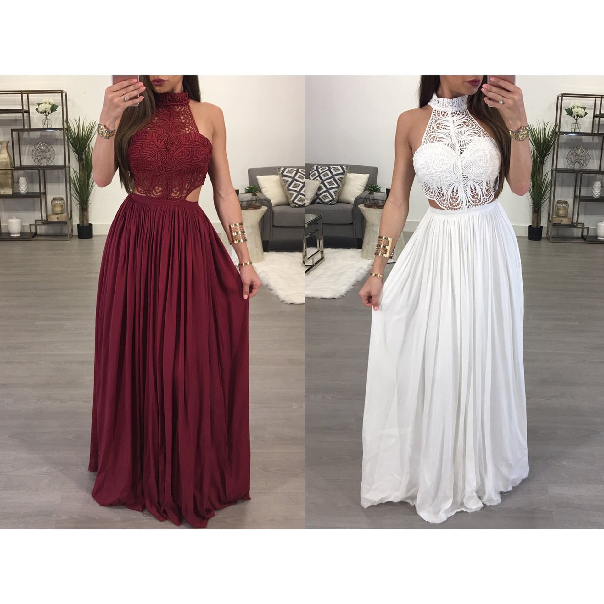 Sexy Long Dress Gown for Cross-Border Sales, eBay Amazon Wish Shopee Bridesmaid Dress New Style