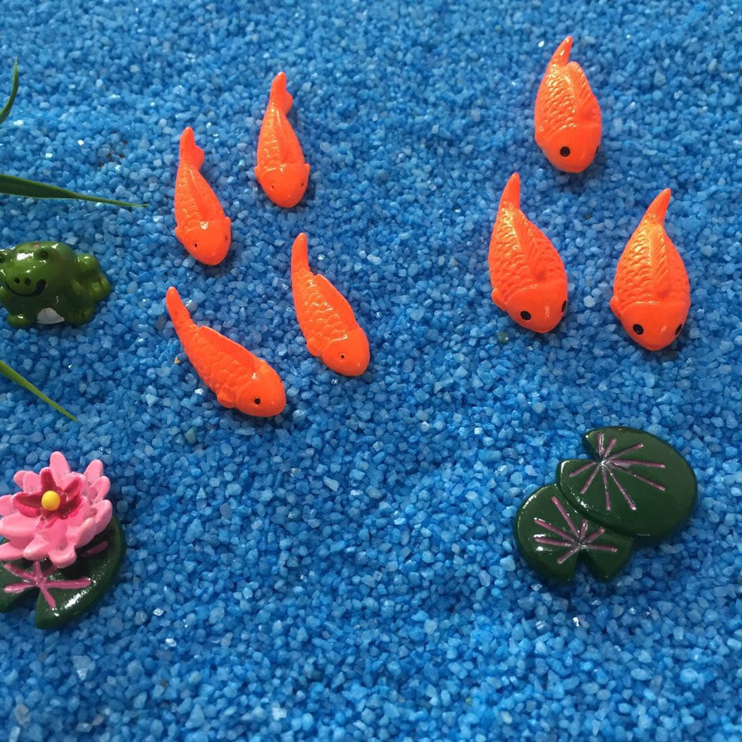 Micro Landscape Resin Ornaments Small Fish Succulent Resin Small Ornaments Fish Tank Small Animal Ornaments Creative Decorations