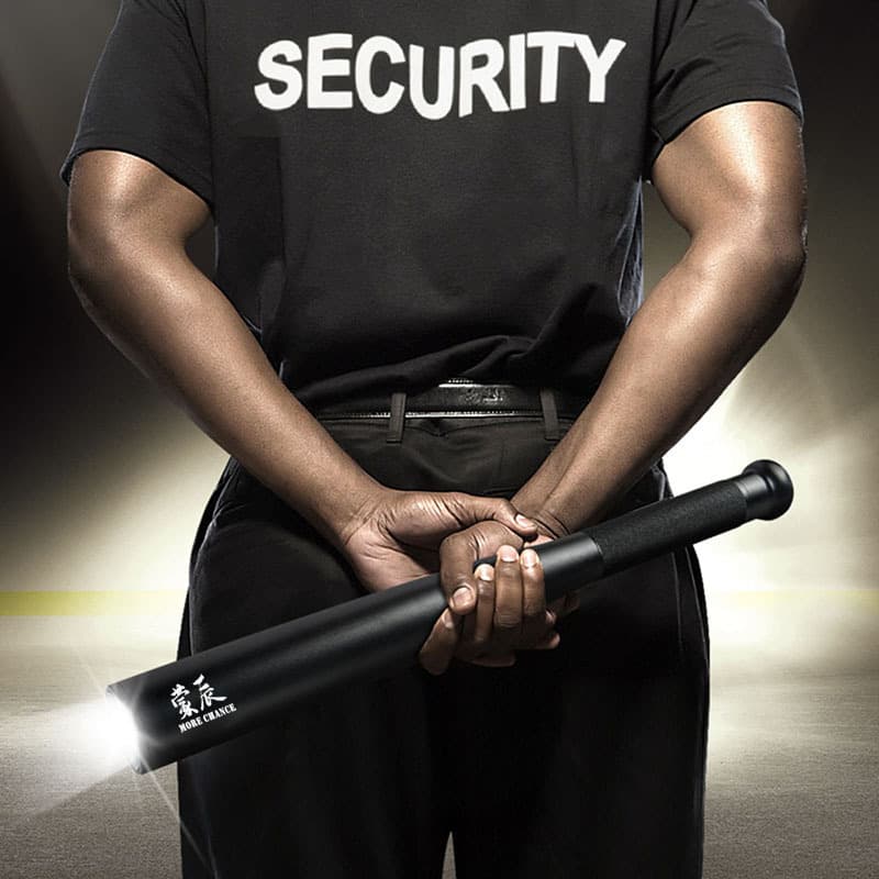Factory Direct Self-defense Baseball Bat High-Power Flashlight T6 Rechargeable LED Outdoor Multifunctional Security Mace
