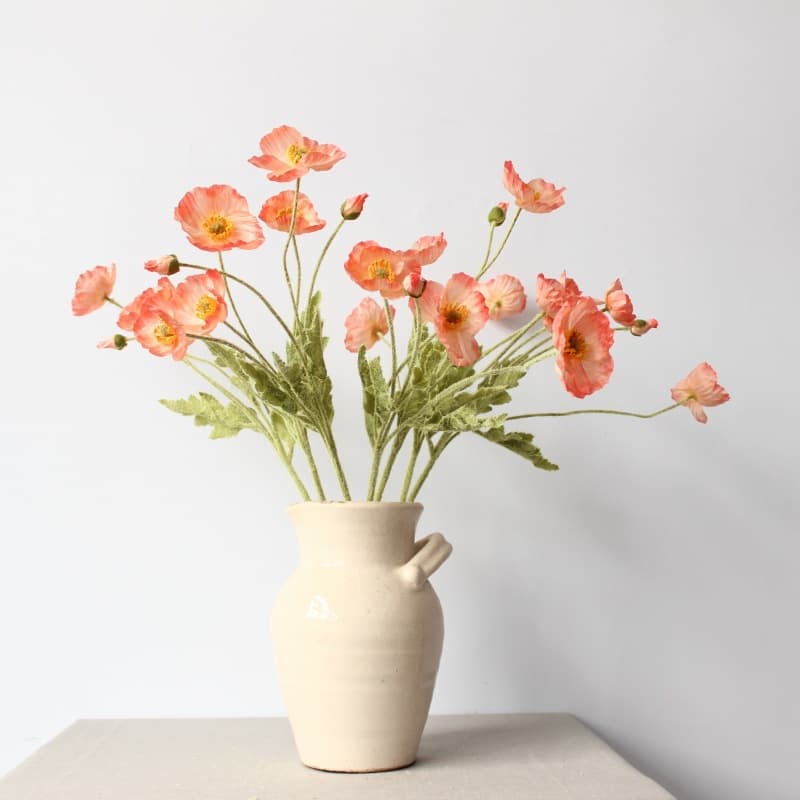 Factory Direct Artificial Silk Flowers Velvet Hydrangea 4-Head Amazon Faux Plant
