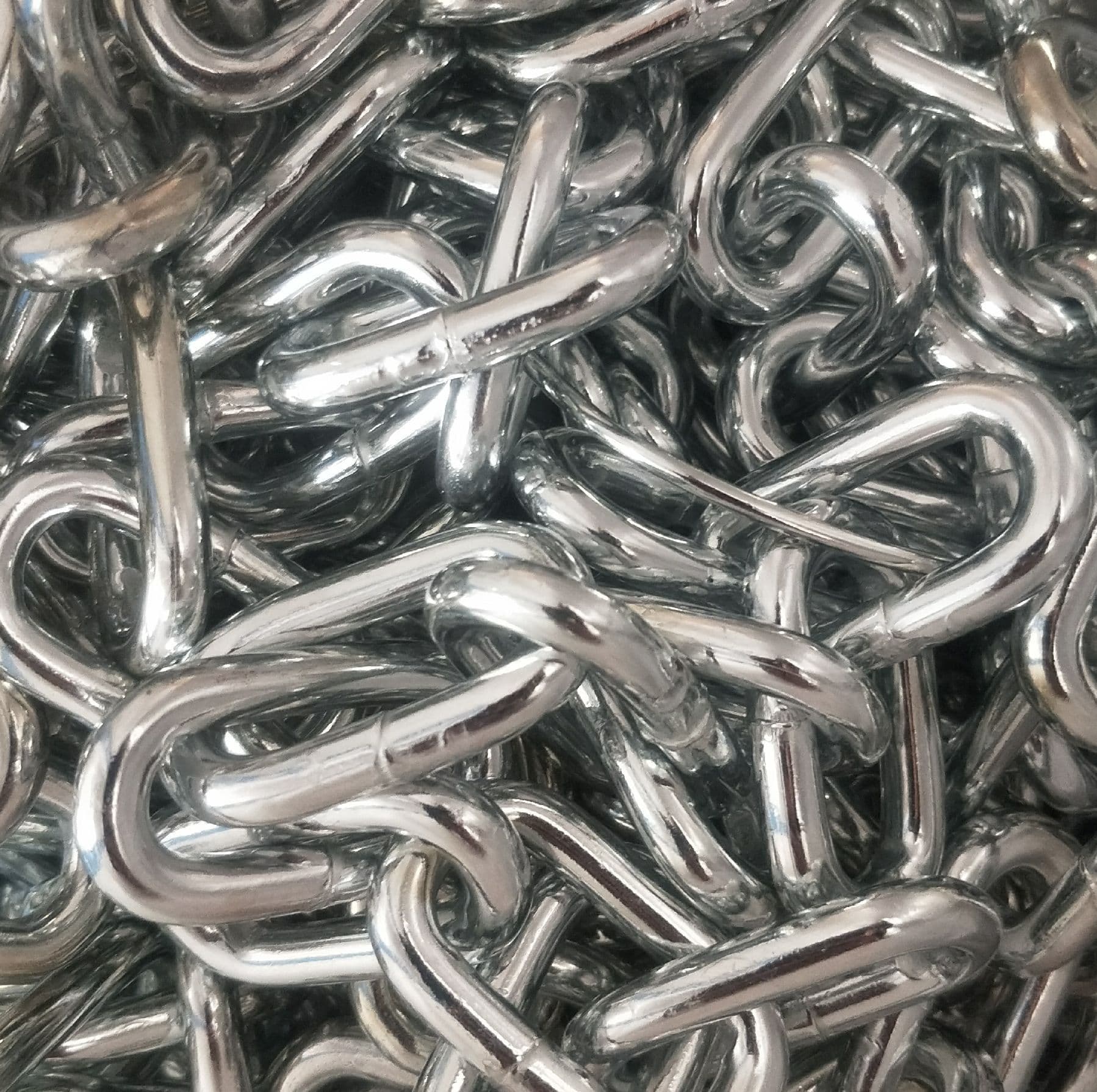 Factory Supply Galvanized Chain, High-Strength Iron Chain for Sandbags, Fishing Nets, Locks, Traction, Guardrails