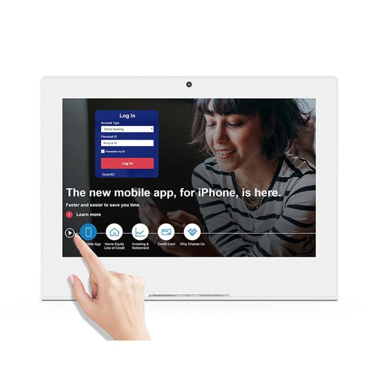 8-inch Android L-Shaped Touch Tablet Window Evaluation Device Smart Android All-in-One Face Recognition Touch Screen