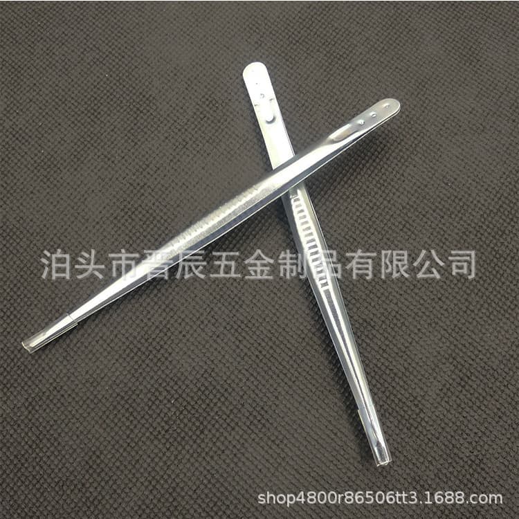 Disposable Iron Tweezers, Bent Tip Tweezers, Iron Tweezers, Clamps, Sleeve Style, Mainland China