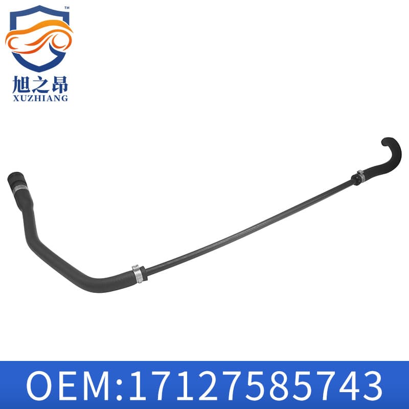 For BMW Z4 Radiator Upper Vent Pipe E89 Auxiliary Coolant Reservoir Pipe 17127585743 Pipe Coolant Pipe