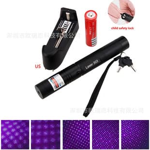 Laser303 Green Red Blue Purple Starlight Laser Pointer for Sand Table, Sales Office, Star Pointing, Laser Pen