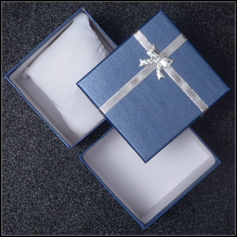 Blue Watch Box Paper Packaging Watch Storage Box Bracelet/Bangle Box Paper Gift Box