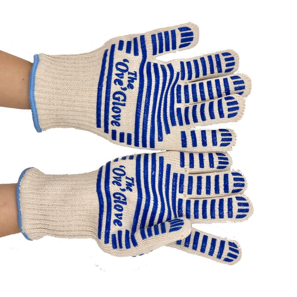 Factory direct sales high temperature resistant 250-300 degree cotton gloves oven BBQ microwave kitchen gloves