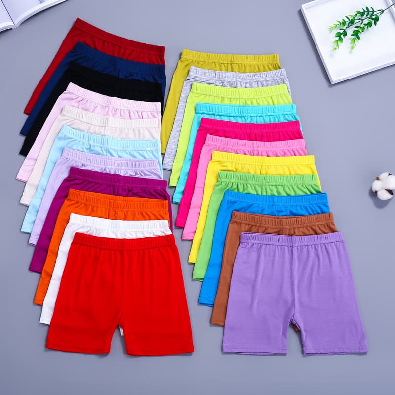 Cross-border girls' safety pants, children's candy-colored anti-exposure shorts, girls' safety pants, baby boxer briefs wholesale