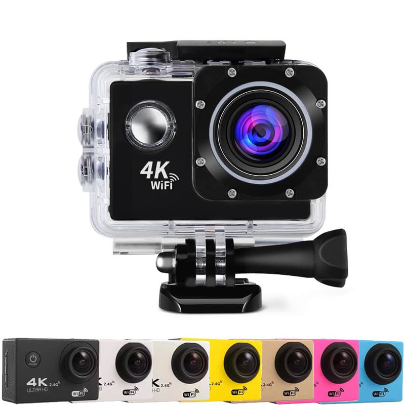Outdoor Sports Camera 4K WiFi High Definition Waterproof Diving Camera Action for Extreme Sports Underwater Photography