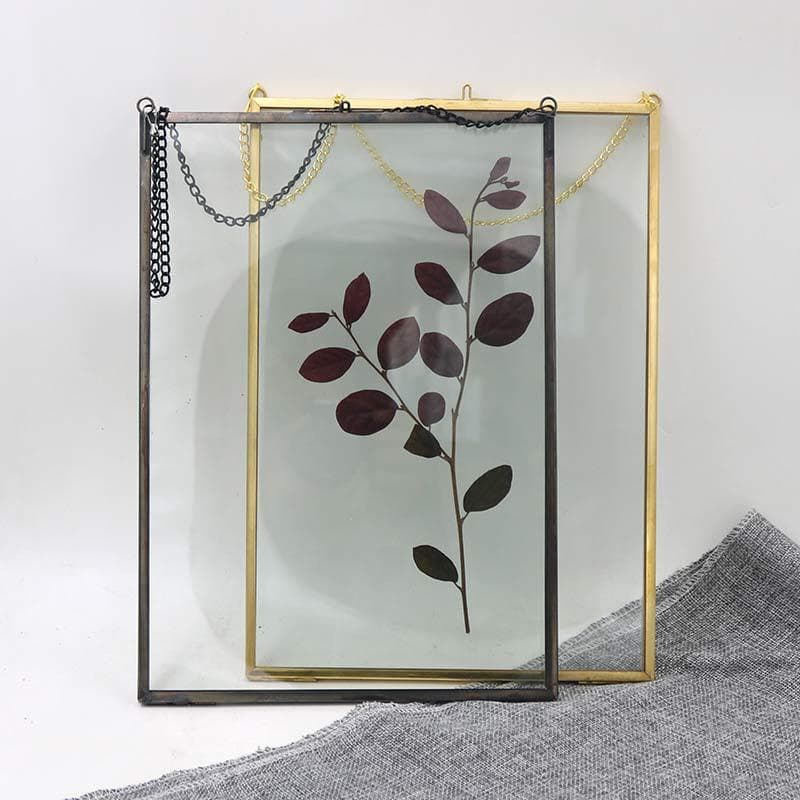 European and American Retro Picture Frames, Antique Metal Crafts, Simple Photo Frames, Glass Plant Specimen Frames, Picture Clips