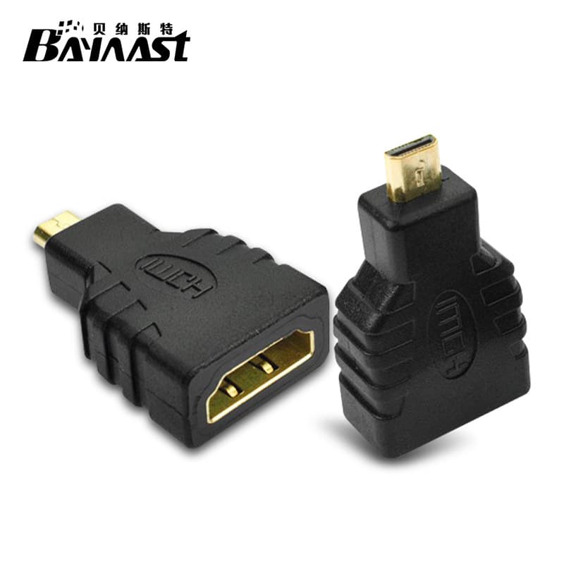 Micro HDMI to Standard HDMI Adapter, Micro HDMI to HDMI Converter for Mobile Devices
