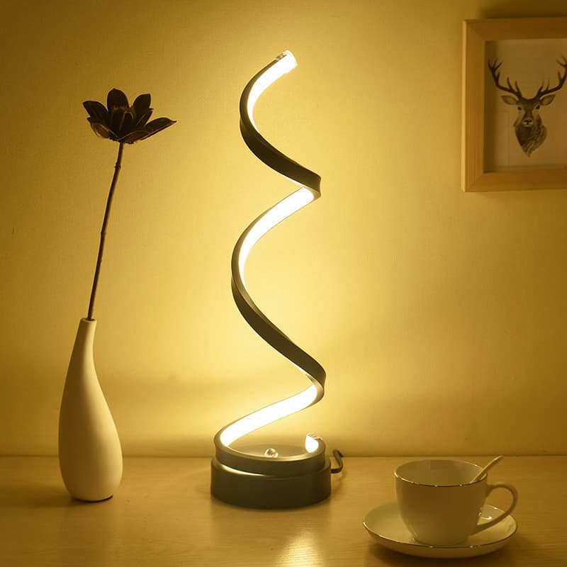 Modern minimalist table lamp for bedroom bedside desk, creative art decorative lamp, drop shipping available for foreign trade wholesale