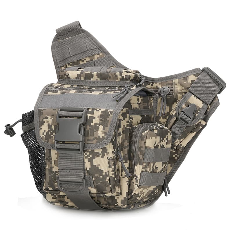 Source manufacturer outdoor camouflage shoulder bag upgraded version saddle bag tactical saddle bag field waist bag crossbody bag