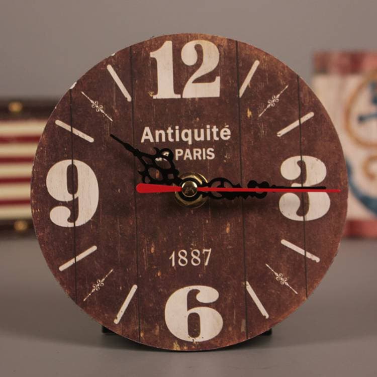 Elegant European Style Decorative Wall Clock for Living Room Office Bedroom Coffee Shop round Shape Battery Powered Quartz Movement