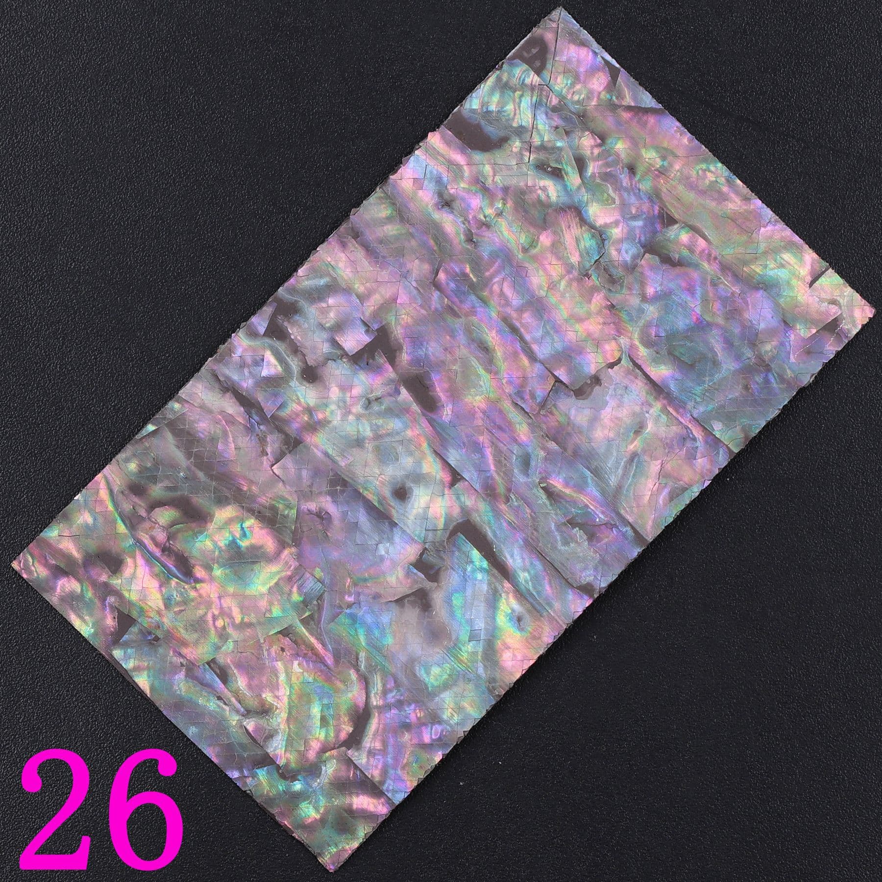Nail Sticker Laser Ultra-Thin Full Sheet with Adhesive Soft Shell Paper Large Abalone Gold Foil Glass Paper Nail Art Decoration