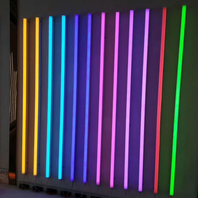 Factory Direct Supply LED Colorful T5 Integrated Tube LED Daylight Lamp LED Cross-Border Hot Sale