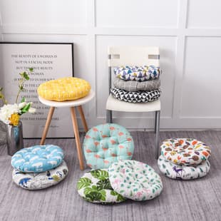 All-Season Thickened Linen Dining Chair Cushion, Office Square Pad, Classroom Student Stool Pad, Breathable and Comfortable