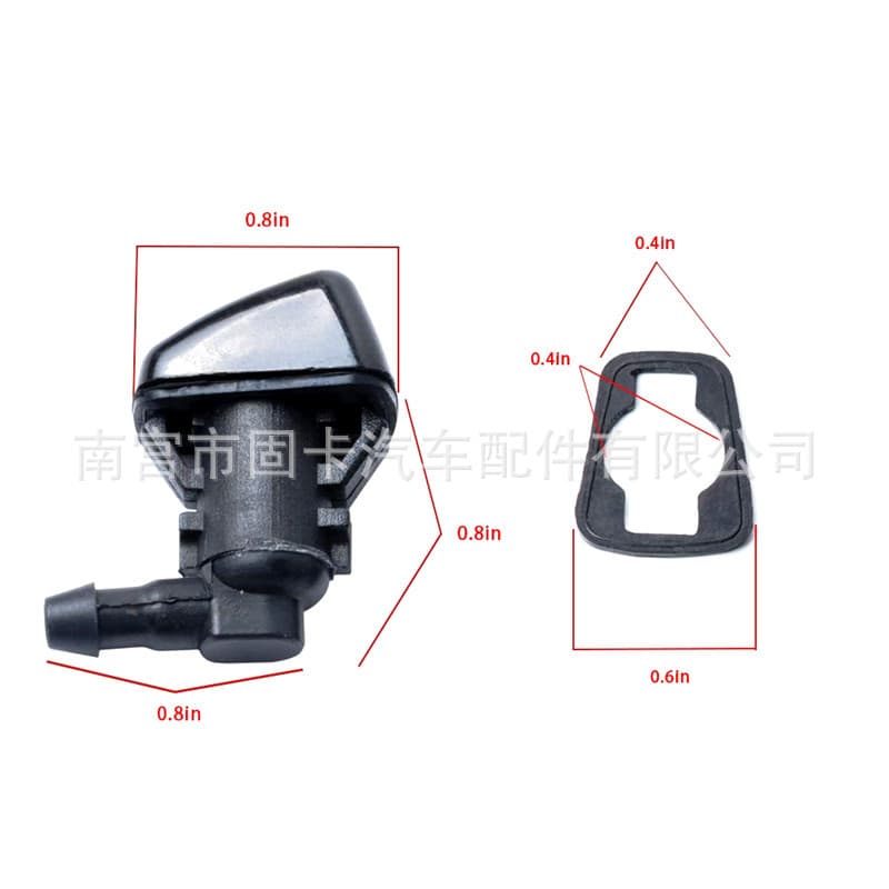 Compatible with Jeep Dodge Windshield Washer Nozzle Hose Kit 55157319AA 4806312AA