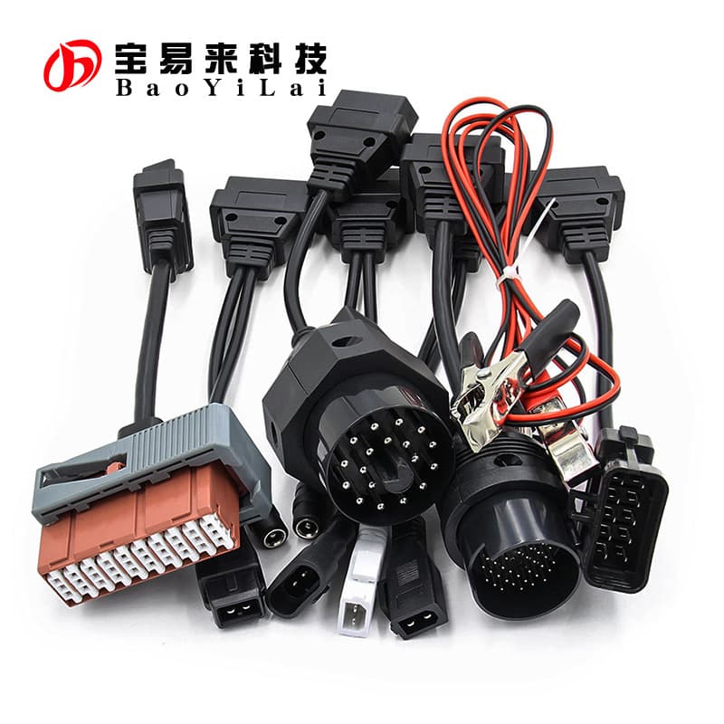 Car Cable 8-in-1 Diagnostic Adapter Cable for DS150E TCS CDP