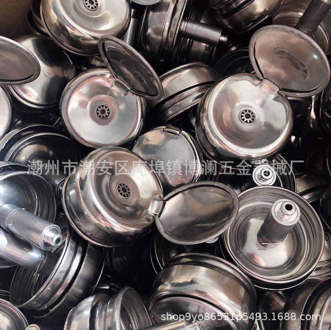 Press-type alcohol bottle head stainless steel aluminum cap, anti-evaporation alcohol bottle cap, universal 8oz/6oz/4oz.