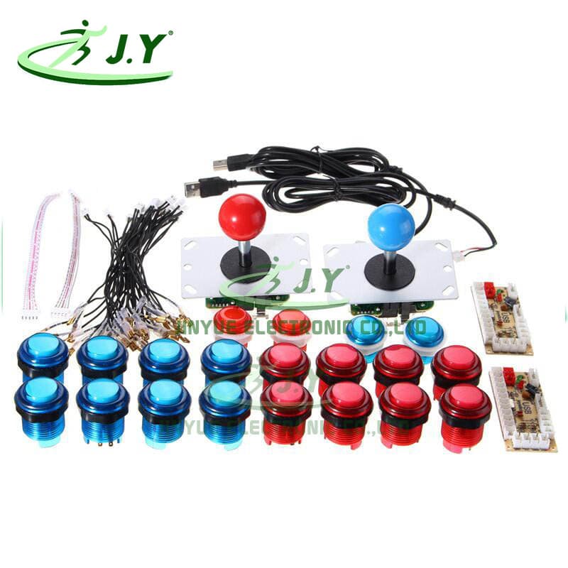 USB computer joystick game accessories DIY arcade joystick kit 5V illuminated button 5P joystick control board
