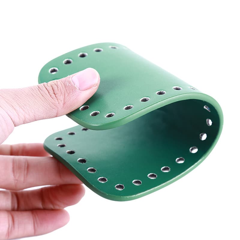 Square DIY Handmade Weaving Material Bag Bottom Board PU Leather Fabric Strip 18*8CM Home Sewing Pattern Crafts