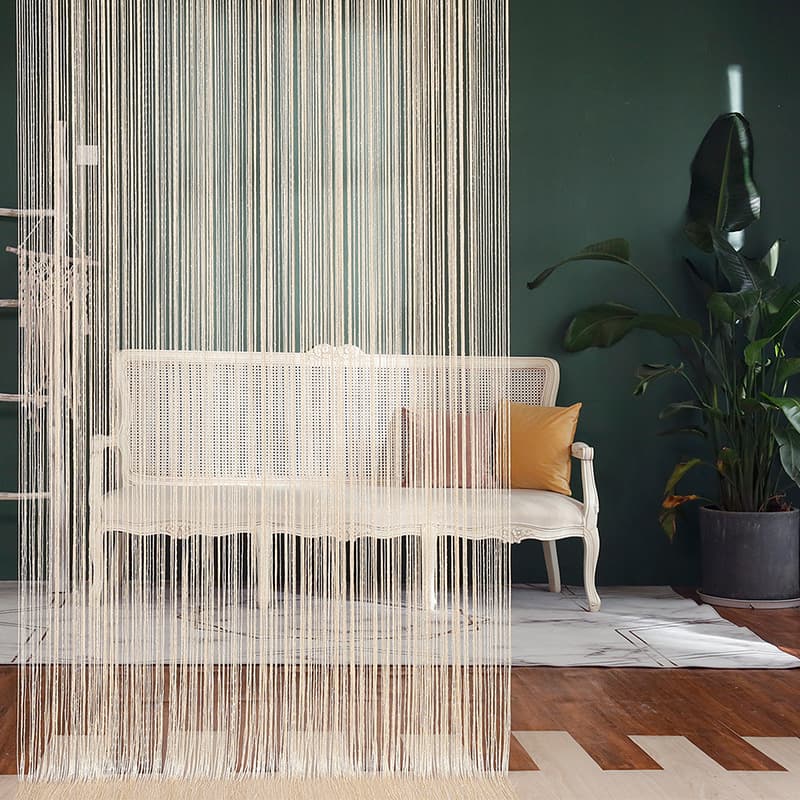 1*2m Thickened Encrypted Flat Wedding Decoration Curtain Living Room Partition Curtain Door Skin