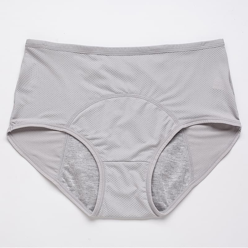 Overseas Trade Cross-Border Plus Size 10 Mesh Breathable Leak-Proof Mid-High Waist Women's Menstrual Panties 9044