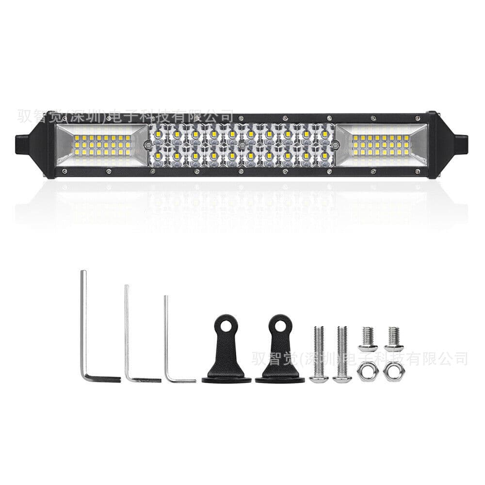Multi-Row LED Work Light Bar for Off-Road Vehicles, Engineering Vehicles, Roof Spotlights, Taxi, and RV Roof Lights
