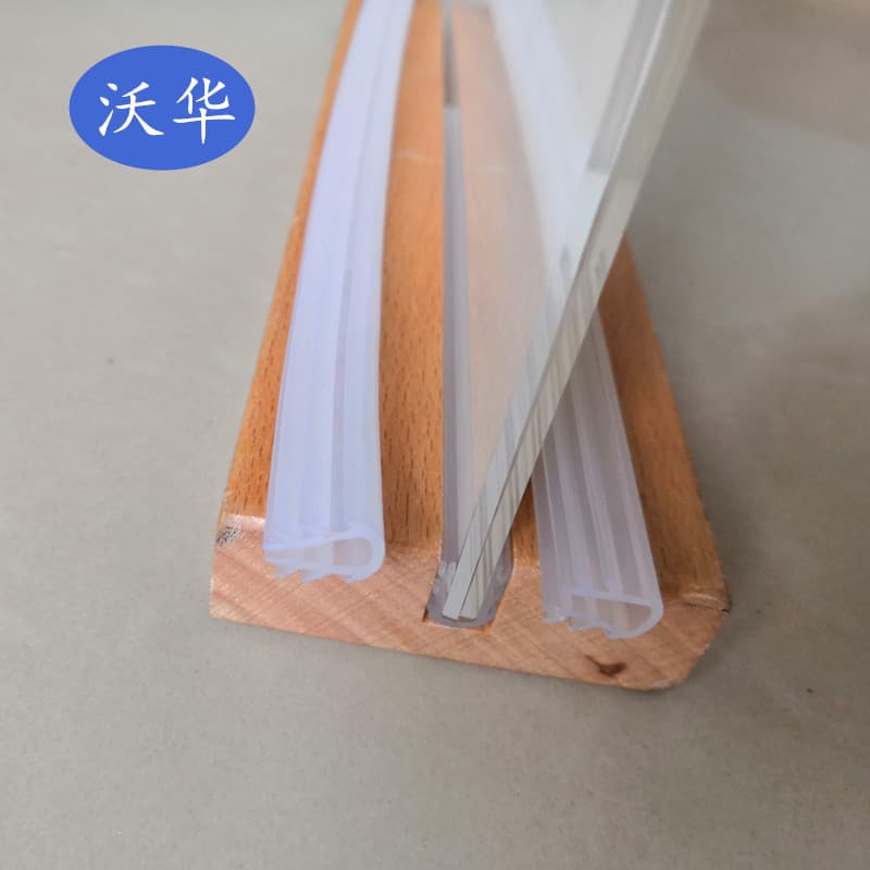 Silicone U-shaped sealing strip, U-shaped groove sealing strip, U-shaped fixing strip for table cards