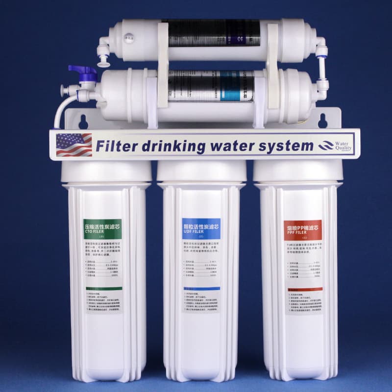 Five-stage six-stage ultrafiltration water purifier household kitchen water purifier non-electric weak alkali mineralized water purifier