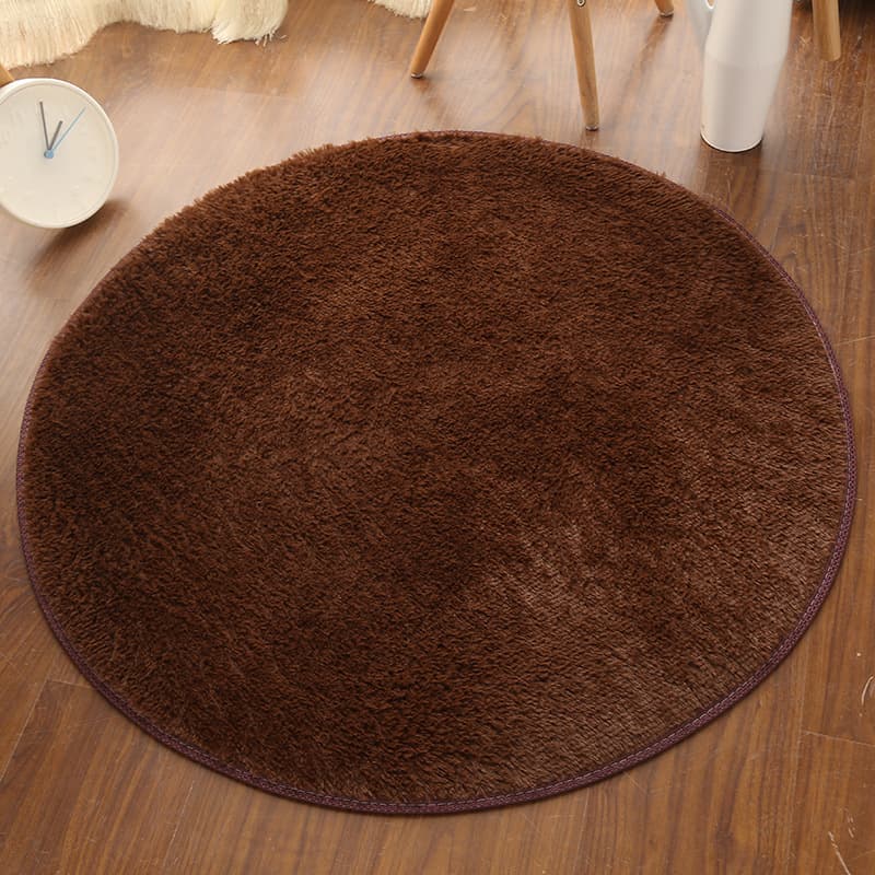 Home Decorative Carpet Modern Simple Style Geometric Pattern Polyester Material Multi-color Options Non-slip Backing