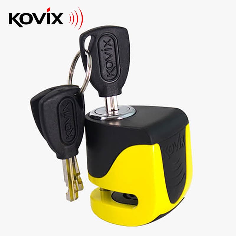 KOVIX Motorcycle Disc Brake Lock, Anti-Theft Lock for Motorcycles, Bicycles, and Electric Scooters, Smart Alarm, Waterproof, Anti-Theft, Anti-Pry